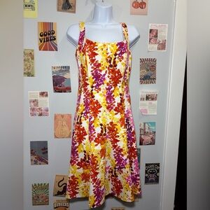 Jones Wear Floral Maxi Dress in Yellow, Pink & Orange